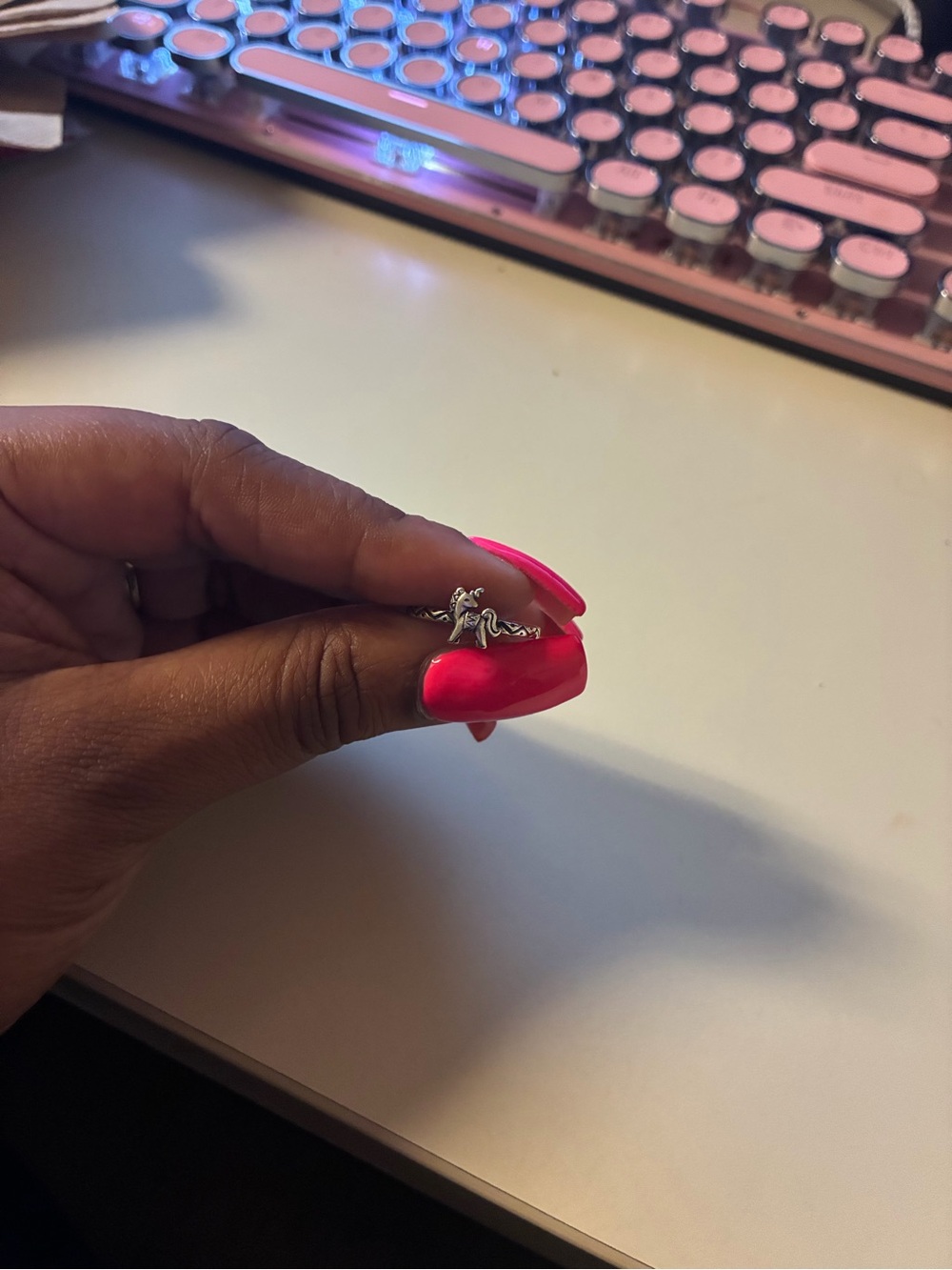 James Avery Unicorn Ring -Retired Size 6.5 or 7